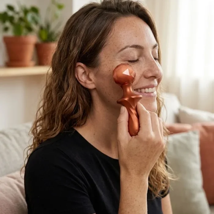 V Nat Gua Sha Orb facial massage tool, product photo