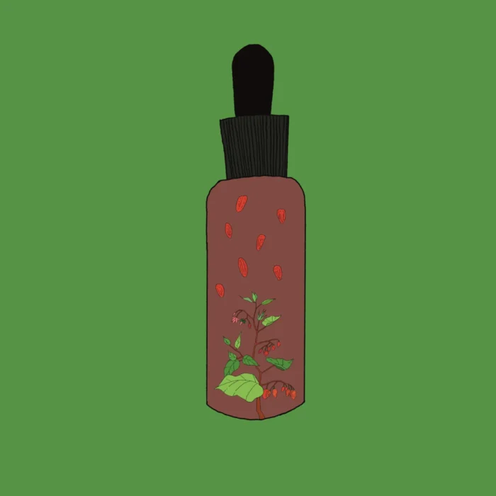 V Nat Goji Berry Essential Oil bottle for eye area skincare